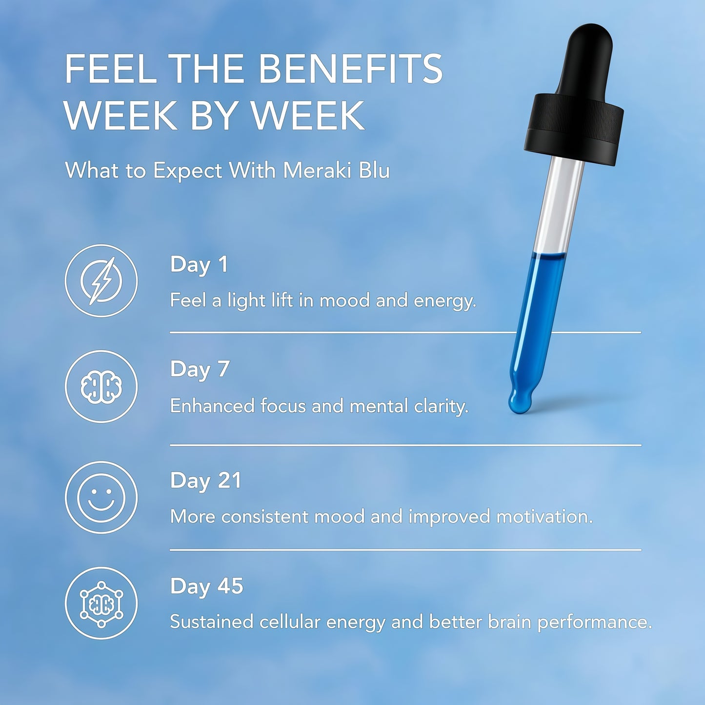 Meraki Blu USP Grade Methylene Blue Solution – Third-Party Tested 1% Liquid Formula, High Purity Blue Formula, 30ml Glass Dropper Bottle